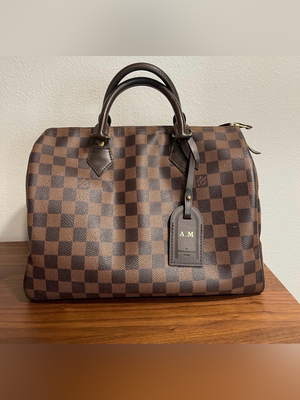 Louis Vuitton Speedy 35 Brown Damier